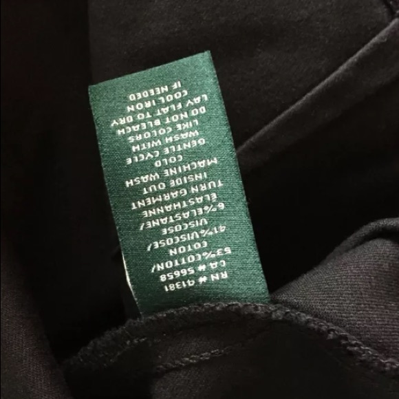 Lauren by Ralph Lauren Black Pencil Skirt - Picture 4 of 6